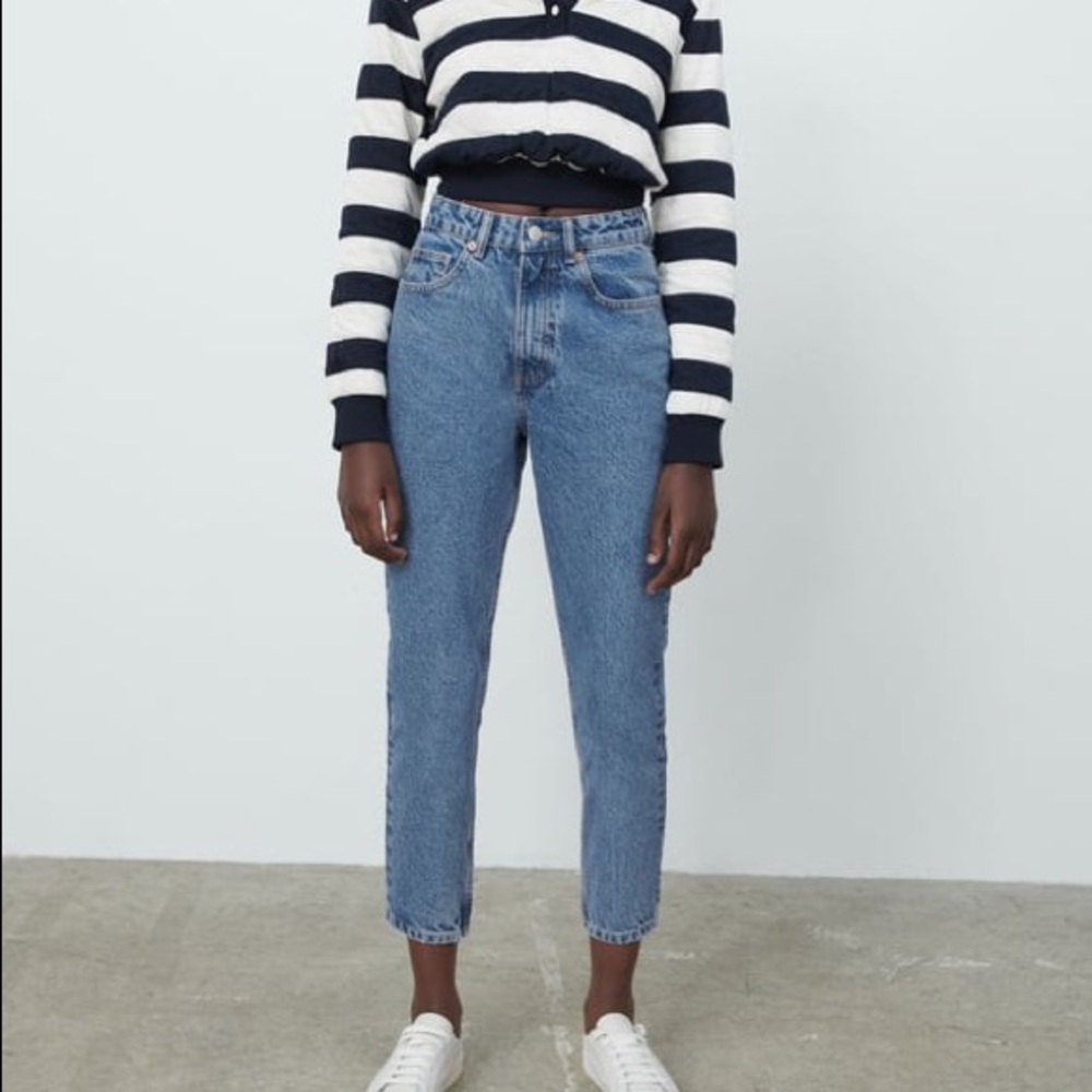 NWOT Zara Mom Fit Jeans